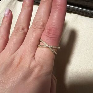 Adjustable CZ Ring